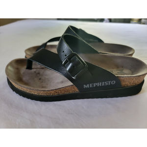 Mephisto Women's Helen Black Comfort Sandals - Size 36 (US 5.5)